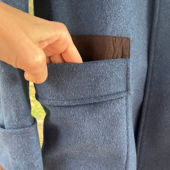 Fantastic Beasts Men's Newt Scamander Blue Wool Blend Overcoat Size S - Picture 6 of 11